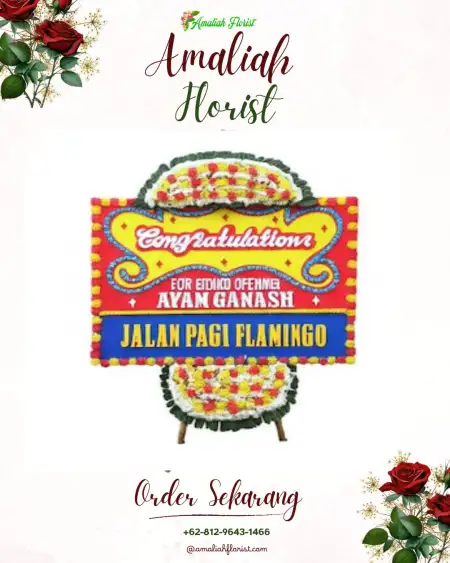 Sewa Papan Bunga Penujah